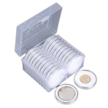 

46 mm Coin Capsules Ps Round Coin Holder Case and 7 Sizes (16/20/25/27/30/38/46mm) Protect Gasket