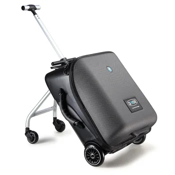 

Swiss Migao Same Type of Net Red Lazy Children's Trolley Case Luggage Boarding Suitcase Universal Wheel Children Can Ride