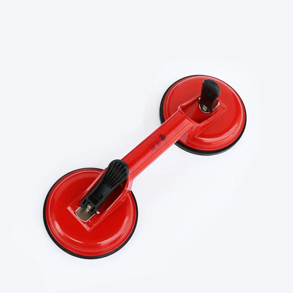 double Single double triple Claw Sucker Vacuum Suction Cup Car Auto Dent Puller Tile Extractor Floor Tiles Glass Sucker Removal Tools - Color: double