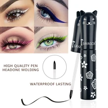Жидкая подводка для глаз, гель для макияжа, цветной матовый, водонепроницаемый, стойкий, милый, кошачий глаз, подводка, карандаш, не размазывается, макияж для глаз, профессиональный