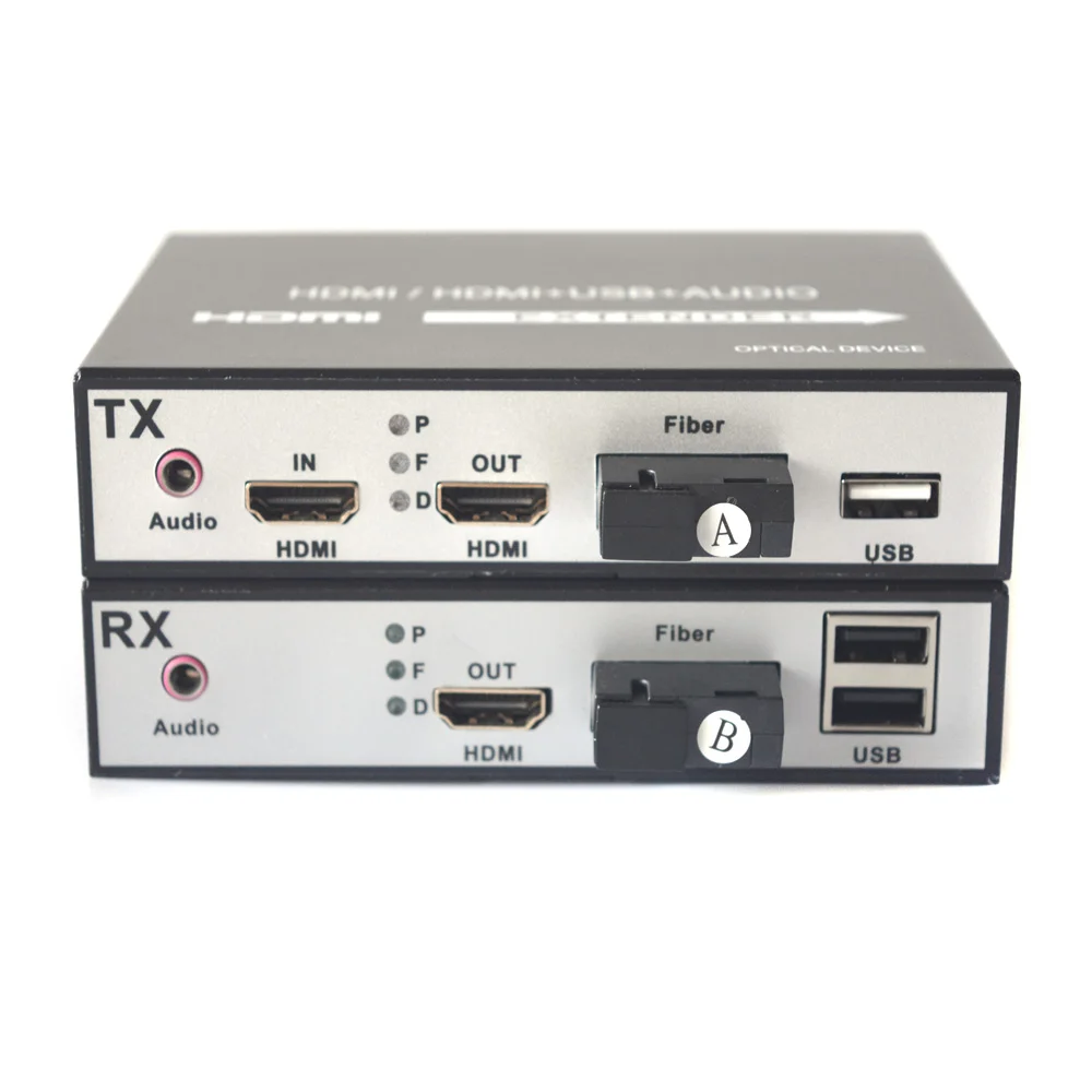 Hdmi Extender Fiber Optic Equipment 1080p Hdmi/kvm Fiber Optic