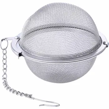

Stainless Steel Seasoning Balls Tea Ball Seasoning Halo Ball Stew Seasoning Box Round Soup Weibao Kitchenware