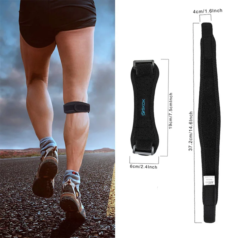 Patella Kneecap Band Adjustable Silica Gel Knee Tendon Strap Protector Knee Pad Running Sports Cycling Gym Support knee pad knee support patellar band knee brace knee wraps 1PC/2PC
