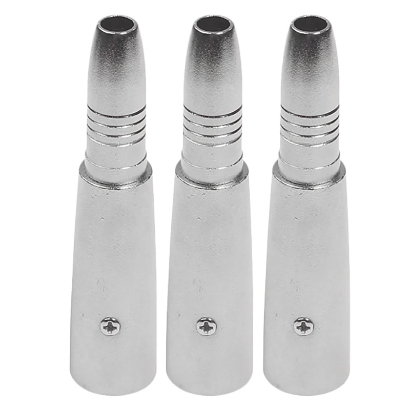 

3 Pin Xlr Male To 6.35Mm Mono Female Jack Audio Adapter 1/4inch Tip Plug Converter for Microphone Stereo Speaker