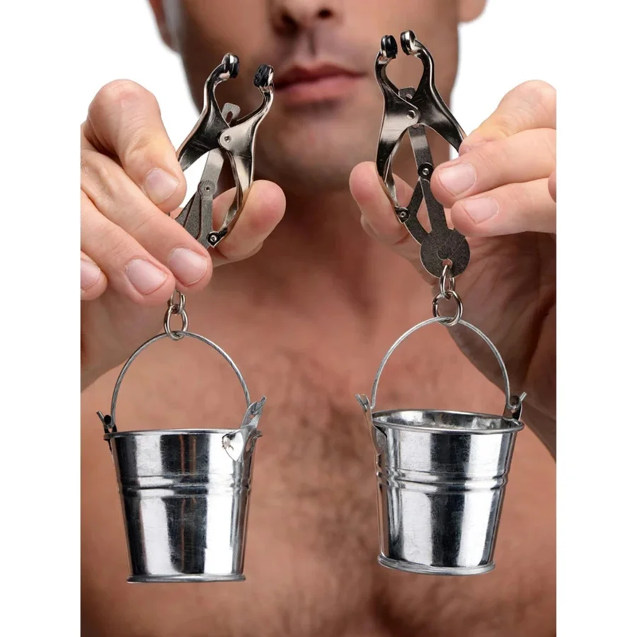 Stainless-Steel-Jugs-Nipple-Clamps-with-Buckets-Tits-Bondage-Butterfly-Clamps-Cover-Clamps-Adult-Toys