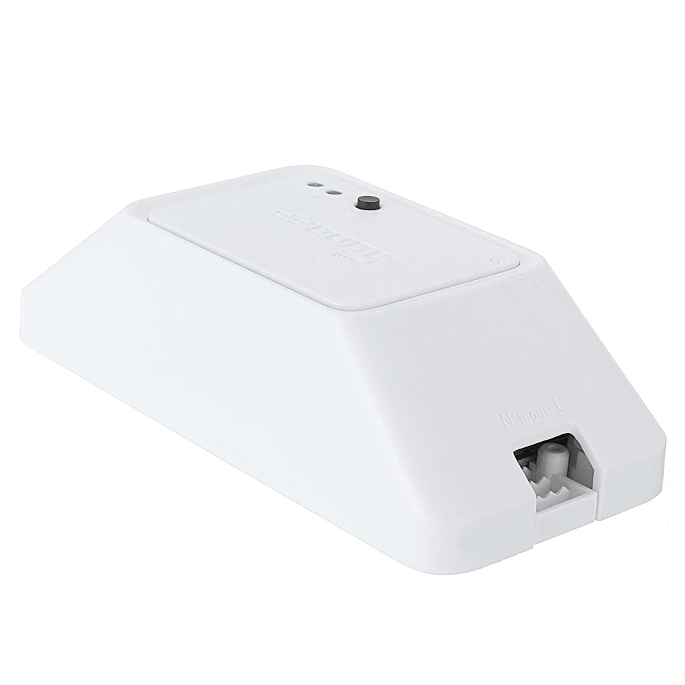 Интеллектуальный выключатель света SONOFF BASIC R3 10A 2200W Смарт вкл/выкл беспроводной WiFi переключатель Поддержка DIY режимом(в том числе от приложений LAN/Голосовое управление свет таймер, пульт дистанционного управления переключатель