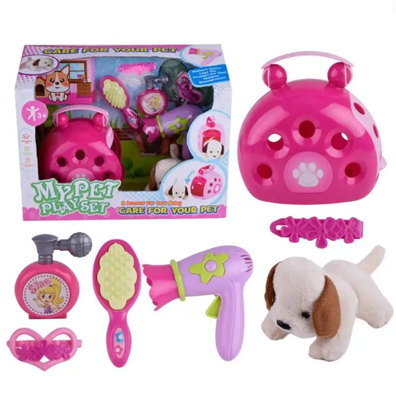 

Children Pretend Medical Equipment Puzzle Toy Superb Craftsmanship Pet Doll Smooth Appearance Accessories Backpack Case