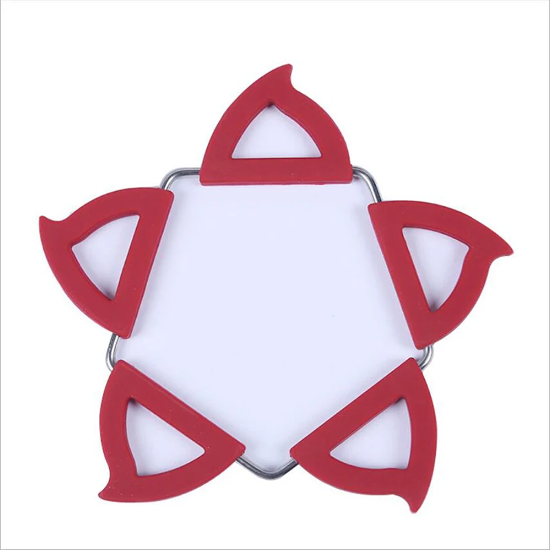 Домашняя кухня из нержавеющей стали + силиконовая изоляционная подставка под