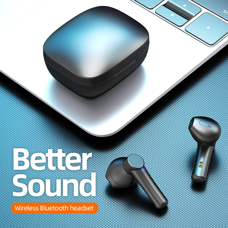 LB-8 TWS auriculares estéreo HIFI inalámbrico 5,0 auriculares Bluetooth micrófono HD auriculares de Control táctil impermeable del deporte auriculares para juegos