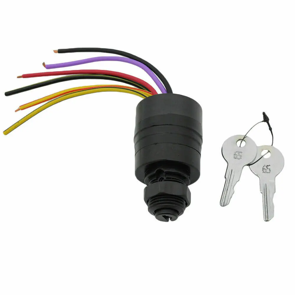 Powerob Tec For Mercury Ignition Key Switch 6 Wire Replaces 17009a2