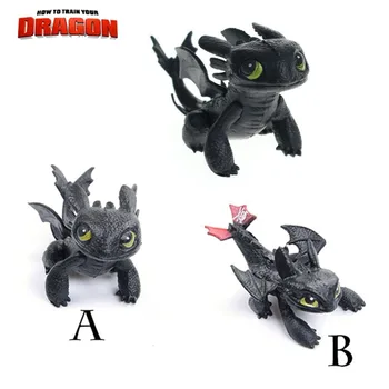 

How to Train Your Dragon 3: The Hidden World Toothless pvc action figures model doll toy party gift for kids Free shipping