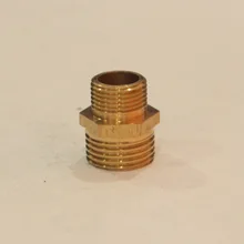 Установлен) Латунные уменьшающие наружные зубцы прямого соединения 3/4X1/2 двойной провод прямой через клапан снаружи шелковые медные фитинги