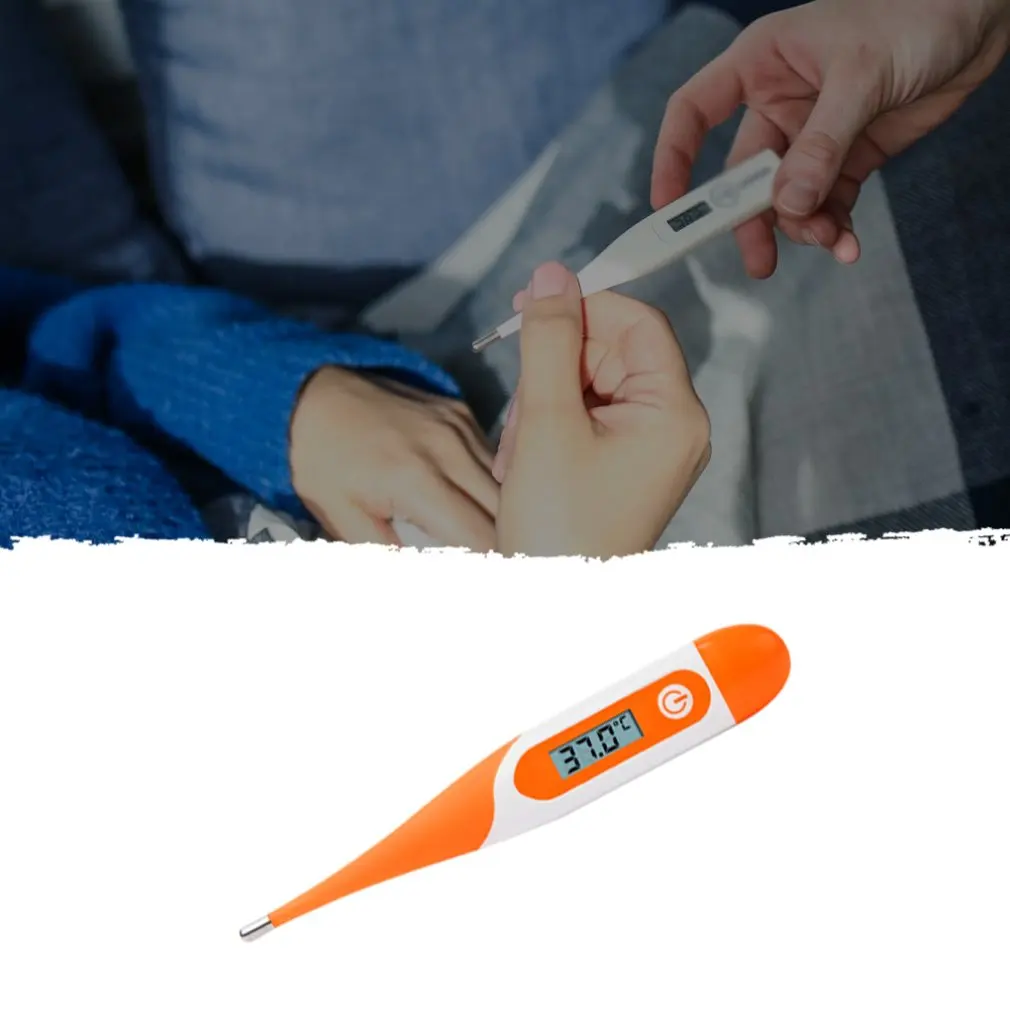 

Random Color Waterproof Digital baby thermometer Child Adult Body Digital LCD Thermometer Temperature Measurement Dropshipping