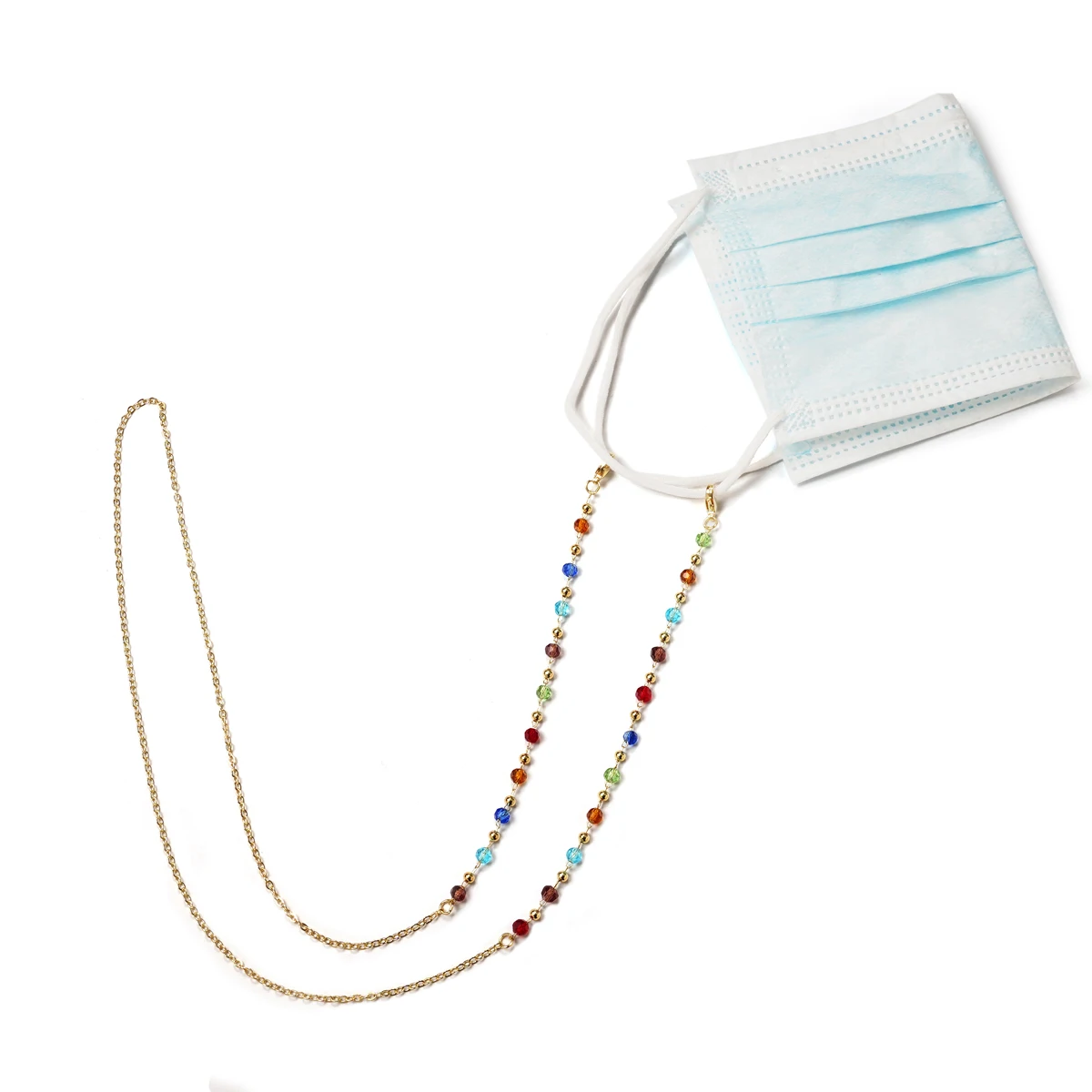 Sunglasses Masking Chains For Women Acrylic Pearl Crystal Eyeglasses Chains Glass Lanyard  2021 New Fashion Jewelry Wholesale 3