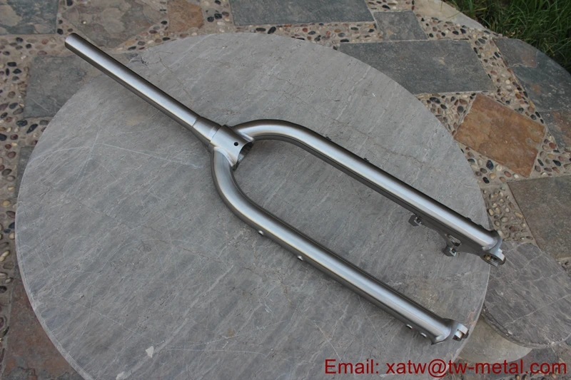 Titanium Mountain Bike Fork With Taper Steerer Tube Titanium Mtb Bike
