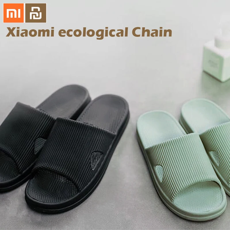 

Xiaomi Mijia Slippers Soft Ladies Man Kids Bathing Sandals Children Casual Shoes Non-slip Home Shower Slippers
