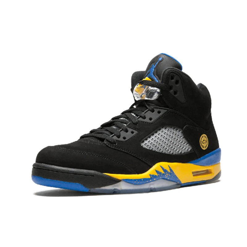 Original Authentic Air Jordan 5 Retro Laney Men's Breathable Basketball Shoes Sport Outdoor Sneakers New Arrival