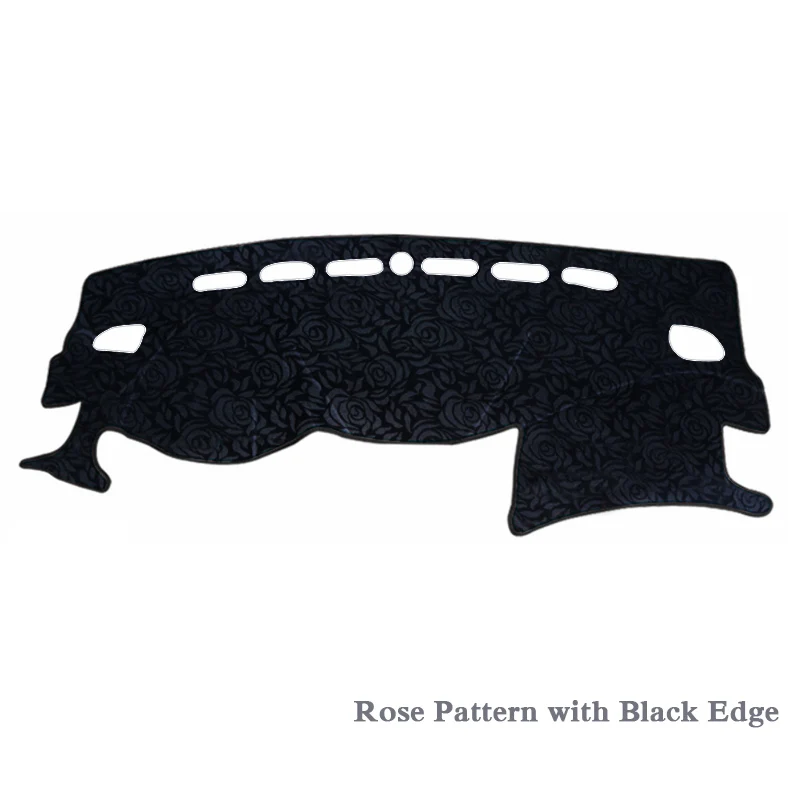 Rose Black LHD Автомобильный Стайлинг приборной панели Избегайте света Pad Инструмент крышка платформы коврики Роза для hyundai IX25 Creta- LHD и RHD Анти-пыль - Название цвета: Rose Black LHD