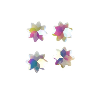 

AB Color Anise Star Crystal Prism Chandelier Pendants Gorgeous Home Decor