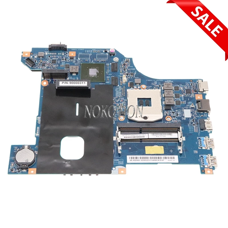 Материнская плата Nokotion 11S90000311 LG4858 MB 11252-1 48 4sg01. 011 для ноутбука lenovo Ideapad G580 GeForce 610M HM76