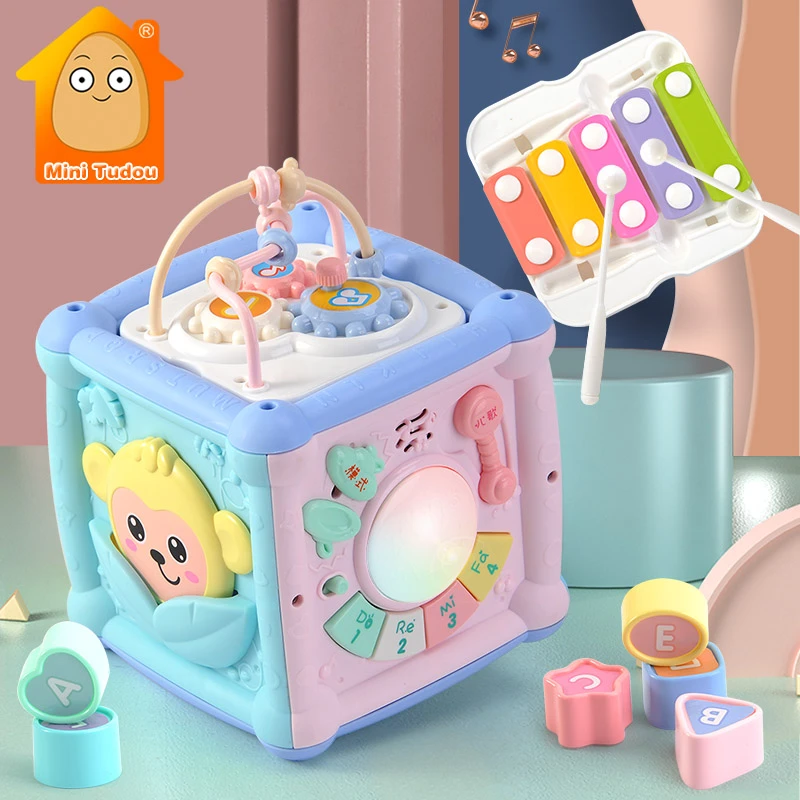 toddler activity cube