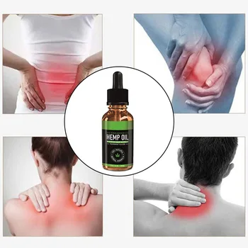 

100% Natural Hemp Oil Extract For Pain & Stress Relief Organic Bio-active Hemp Oil Drops Help Sleep Herbal Essence TSLM2