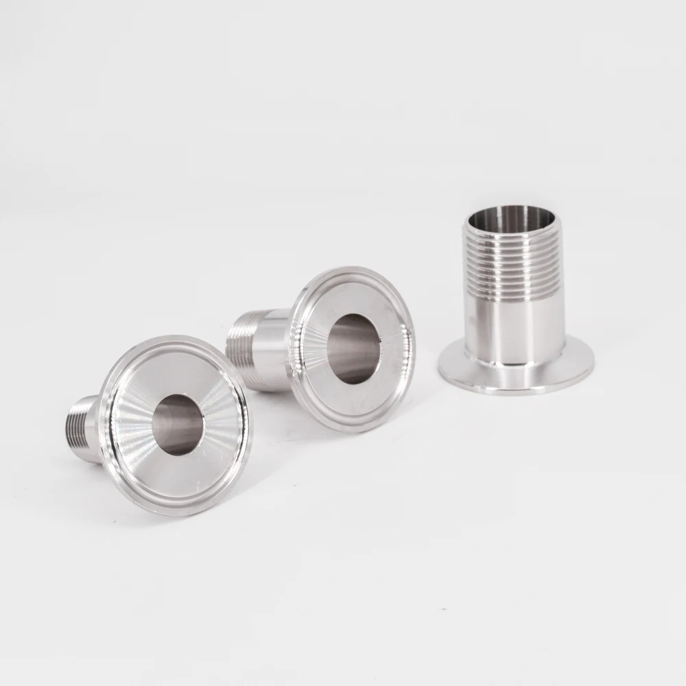 1/" 3/4" " BSPT Мужской x 1,5" Tri Clamp SUS 304 нержавеющая сталь санитарная муфта фитинг Homebrew пиво " зажимы