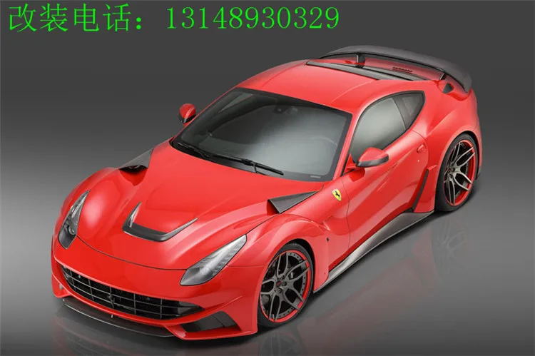 Подходит для Ferrari F12 углеродная волоконная машина покрытие пластины украшение для вентиляционного отверстия F12 капот из углеродного волокна вентиляционное отверстие