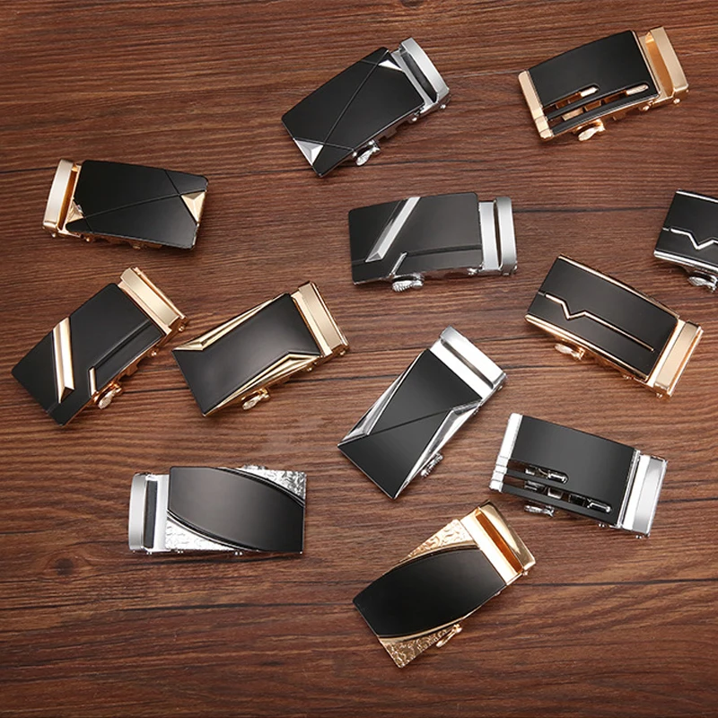 36 Styles Men Gold Silver Belt Head Alloy Buckle Width 3.5cm Business Leather Craft DIY Pants Accessories Supply |
