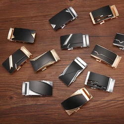 36 Styles Men Gold Silver Belt Head Alloy Belt Head Buckle Width 3.5cm Business Leather Craft DIY Pants Accessories Supply