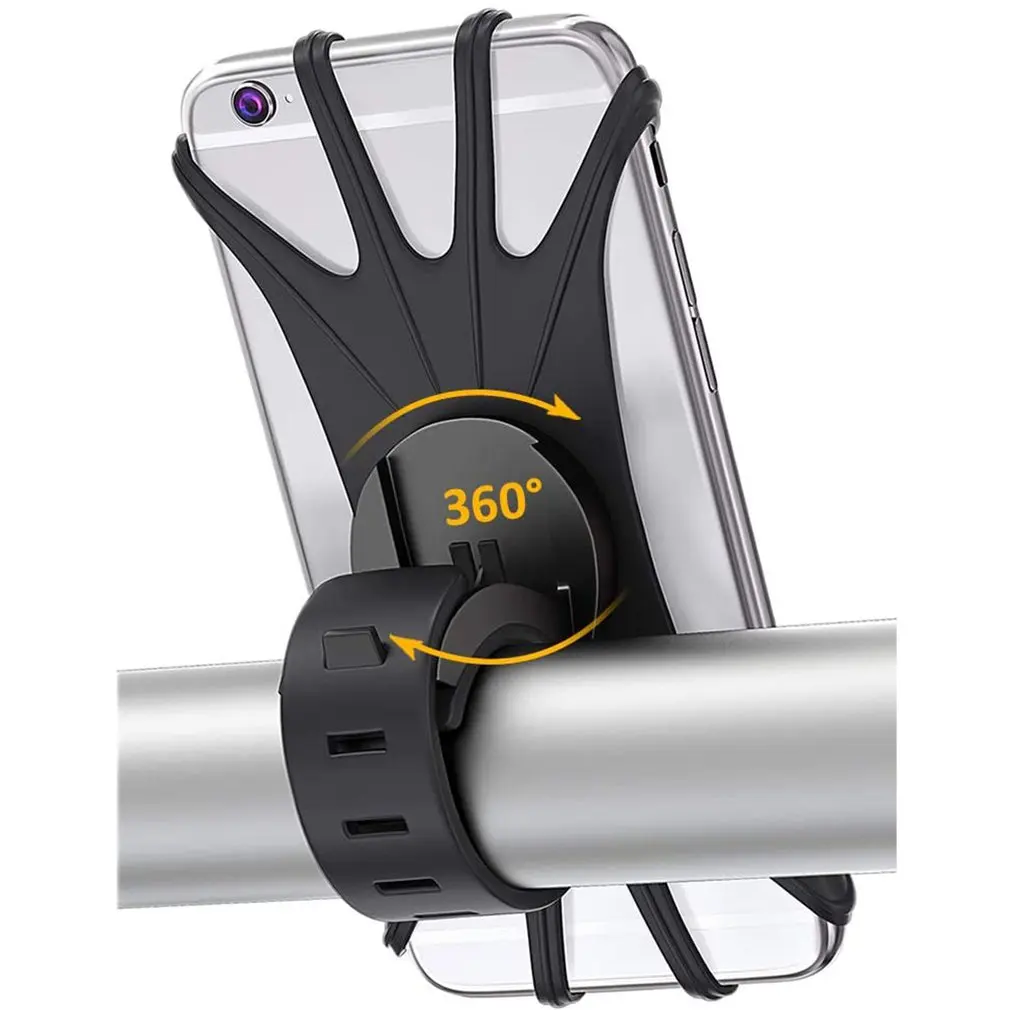 Universal 4.0-6.5 inch Bicycle Mobile Phone Holder for iPhone Samsung Xiaomi Huawei Cell Phone Bike Cycling Handlebar Bracket