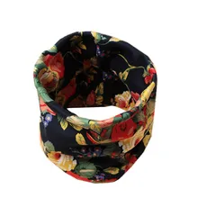 Зимний детский шарф с кольцом, однотонная детская теплая одежда с шейный платок, плюшевый воротник Детский шарф для мальчиков и девочек