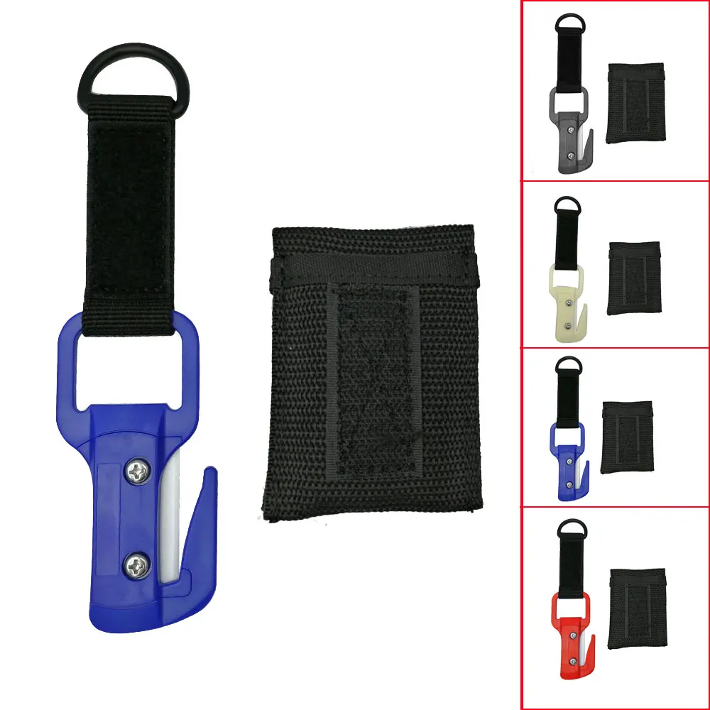 Ceramic Blade Scuba Diving Single Edged Cutter Line Net Cable Cutting