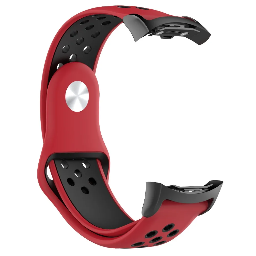 Двойной Цветной силиконовый ремешок для samsung gear Fit 2 Fit2 Pro SM-R360 SM R350 спортивный ремешок замена Браслет ремешок для часов браслет