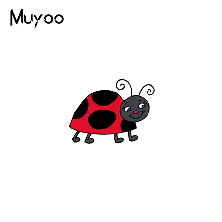 New Cute Bee Acrylic Brooch Cloud Cat Ladybug Brooches Epoxy Silver Animal Art Brooch Pin