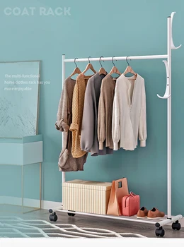 

Removable Coat Rack Clothes Tree Coatrack Hat Hanger Hallstand Clothes Hat Tree Rack Hat Coat Stand with Hooks Shoe Holder