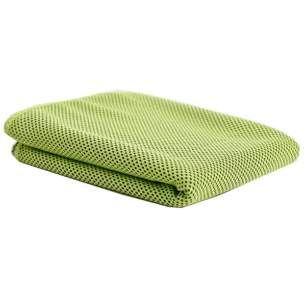 Green Пляжное полотенце из микрофибры с эффектом холода, сушка для путешествий, спорта, плавания, банное полотенце для тела, коврик для йоги 90*30 см - Цвет: Green