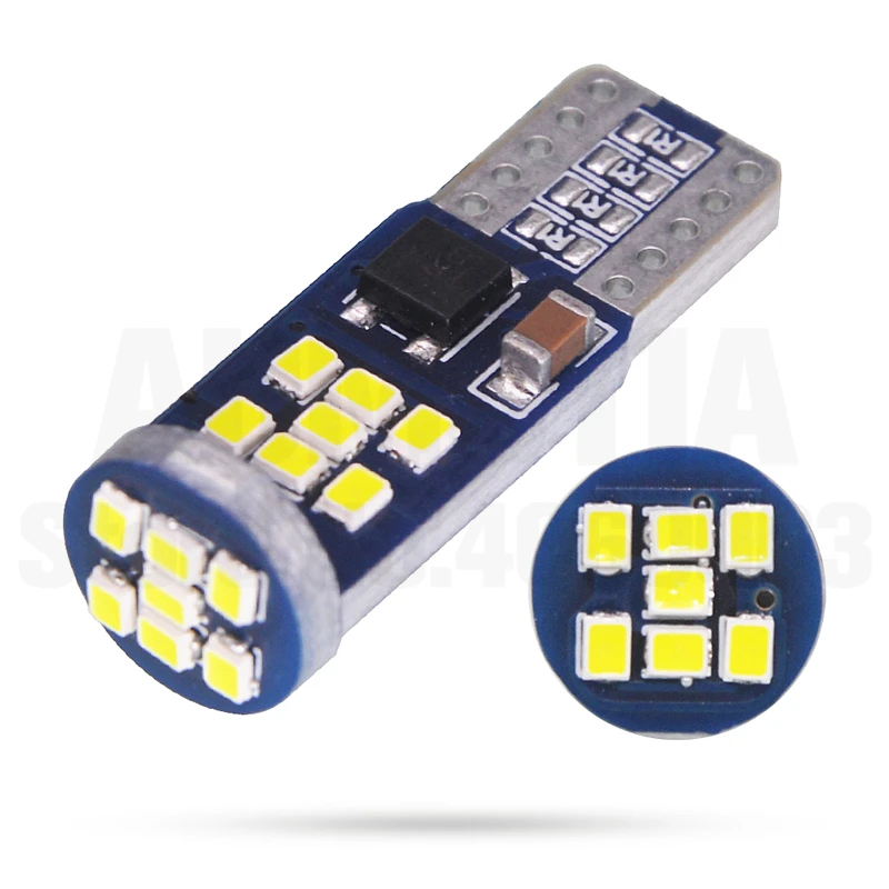 100x 380lm супер яркий smd T10 Автомобильный светодиодный светильник W5W 18 21 светодиодный s авто внутренний боковой светильник s лампа номерного знака