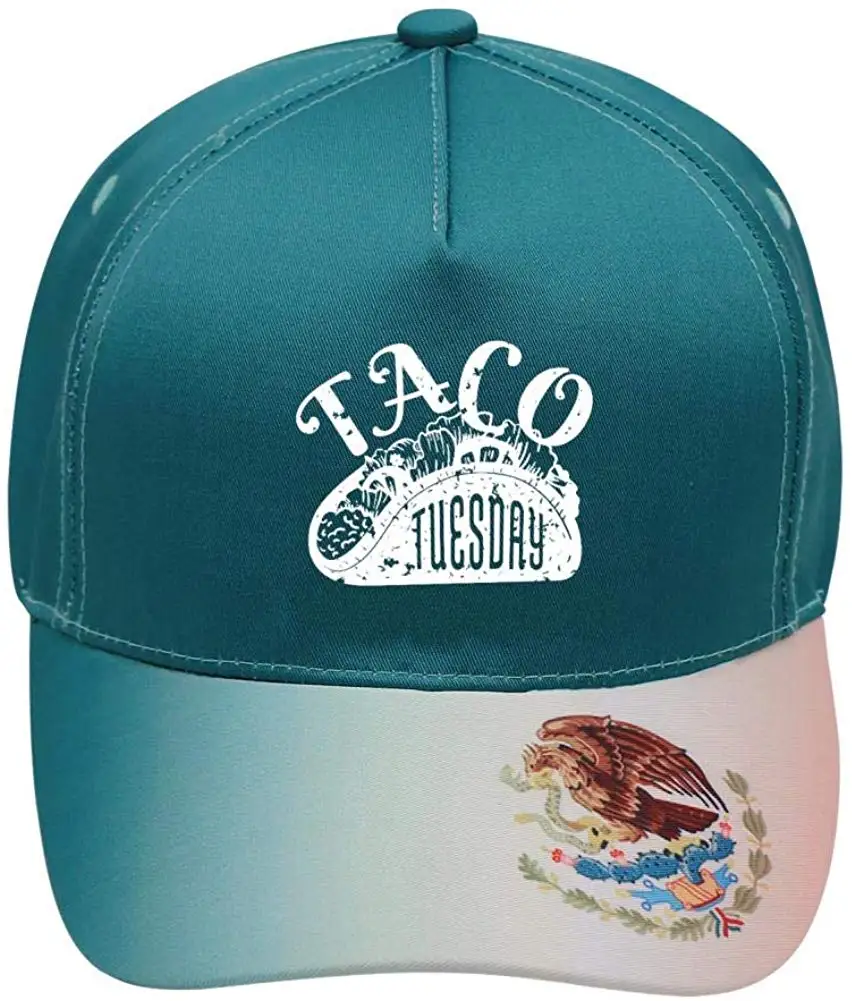Taco Tuesday, бейсболка с флагом Мехико, бейсболка для взрослых на открытом воздухе, Зеленая Бейсболка