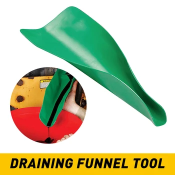 

1PCS Flexible Draining Tool Funnel Flexible Oil Draining Funnel Tool Foldable Oil Guide Plate for Modeling Funnel Fuel Saver