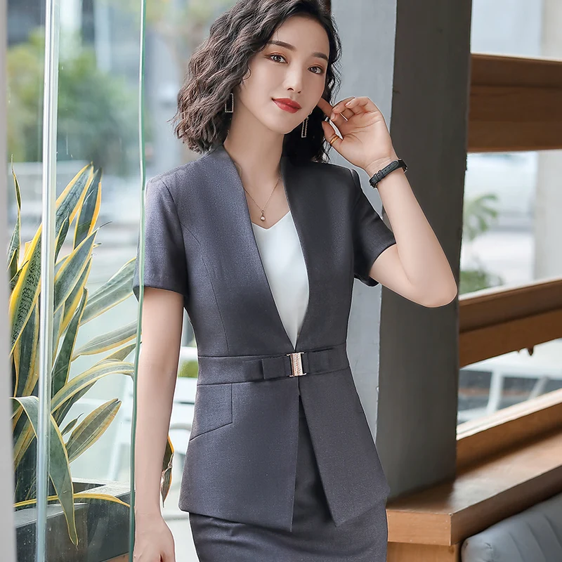 ladies short grey jackets