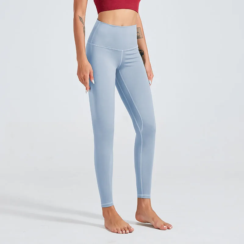 Kamisnky Women Leggings High Waist Sports Gym Leggings Running Athletic Pants Femme Workout Fitness Leggings Solid Women Clothes