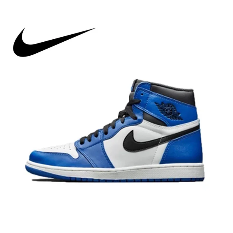 Оригинальные оригинальные мужские баскетбольные кроссовки Air Jordan 1 в стиле ретро, спортивная обувь, Классическая мода, 555088-403