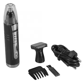 

EU Plug Rechargeable Electric Nose Ear Hair Trimmer Eyebrow Beard Shaving Cutter Clipper