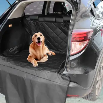 

Black Car Dog Mat 600D Oxford Cloth Waterproof Dirt-proof Car Pet Pad Trunk Dog Cover Mat Cushion