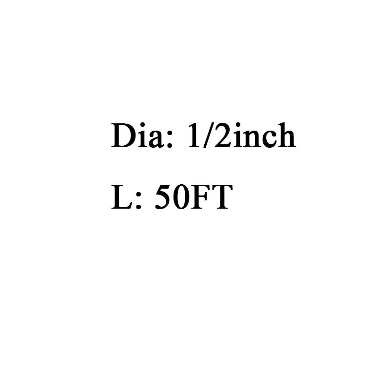 1-2inch-50ft 16.5FT-50FT черный DockLine лодка Док-линия двойной плетеный нейлон швартовной канат якорный канат ультра сильные док-линии - Цвет: 1-2inch-50ft