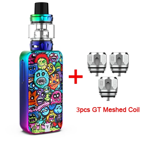 Monster Mash Vaporesso Vape 220 Вт люкс S комплект с SKRR S Tank 8 мл распылитель QF полоса в сеточку катушка ядро пара комплект электронных сигарет - Цвет: Monster Mash