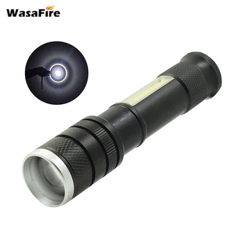 

T6+COB Portable Work Light Torch Side COB Design 6 Modes Led Flashlight Multifunction Waterproof Lantern for Camping Hiking
