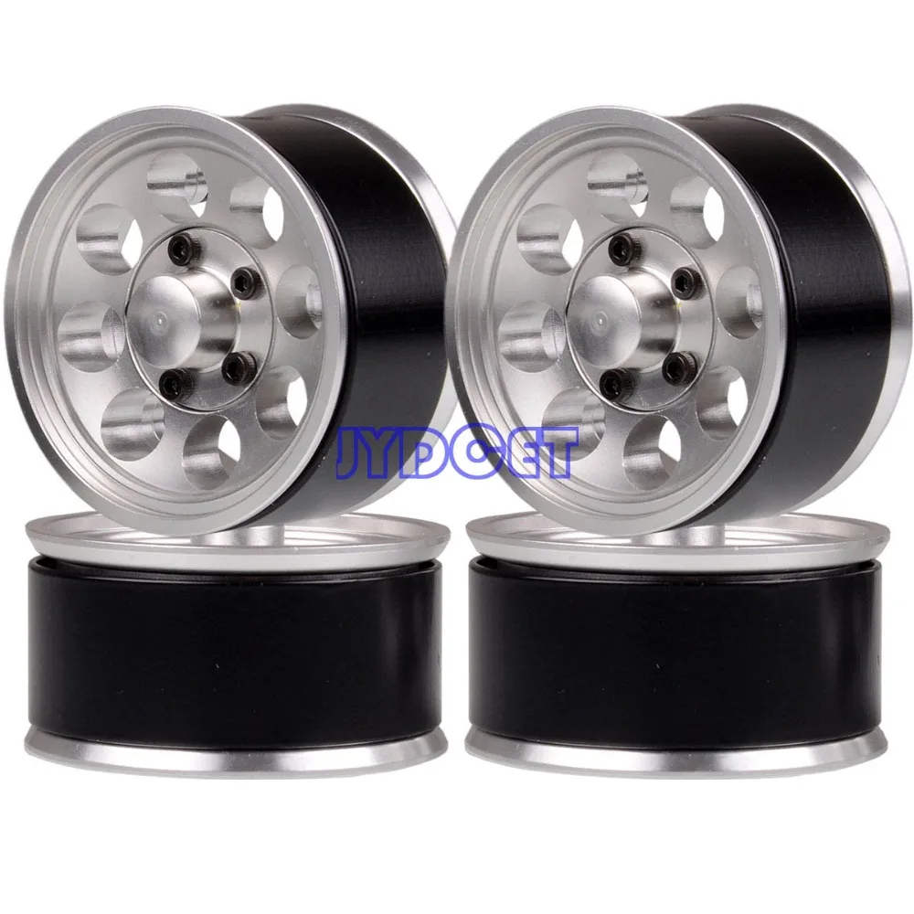 RC 1.55 Beadlock Wheels Tires for 1/10 D90 TF2 CC01 LC70 MST JIMNY Axial 90069 