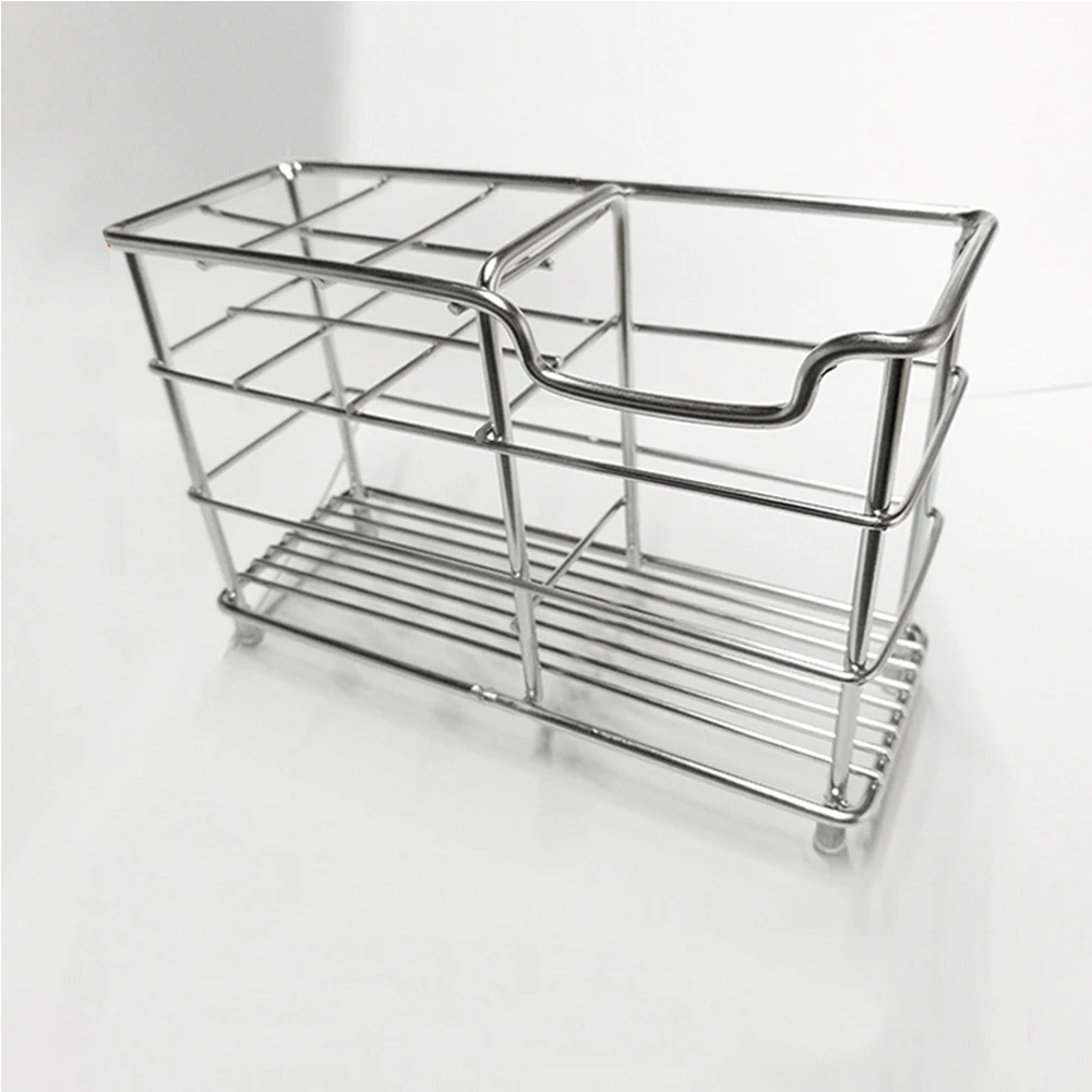 Home Toothbrush Holder Metal Toothpaste Stand Bathroom Organizer Multi-Purpose